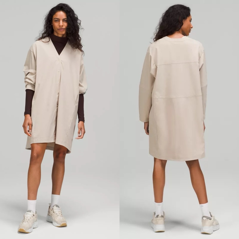 lululemon | Ventlight™ Button Front Dress in Raw Linen 6